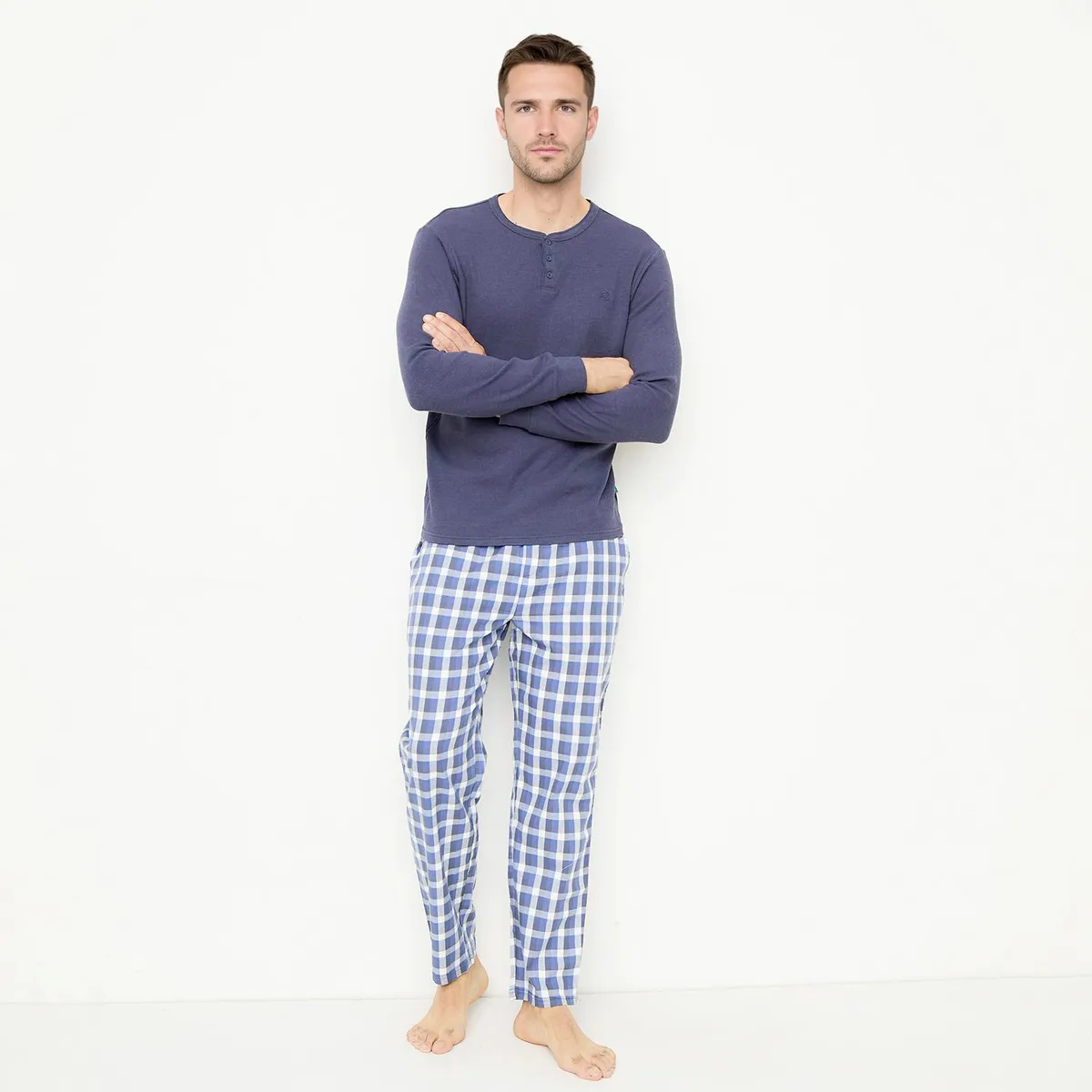 BENETTON - Pijama Manga Larga Hombre Benetton