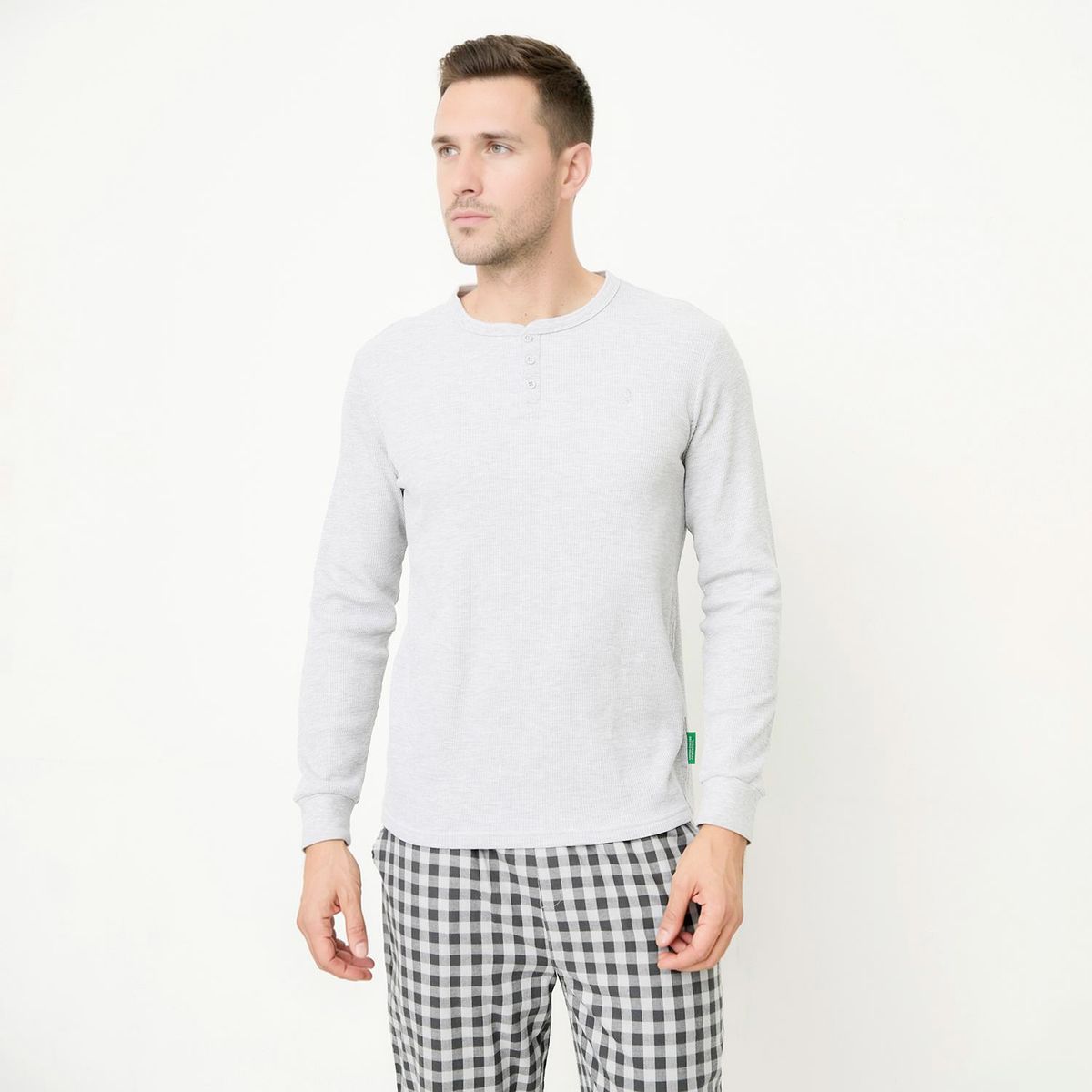 BENETTON - Pijama Manga Larga Hombre Benetton