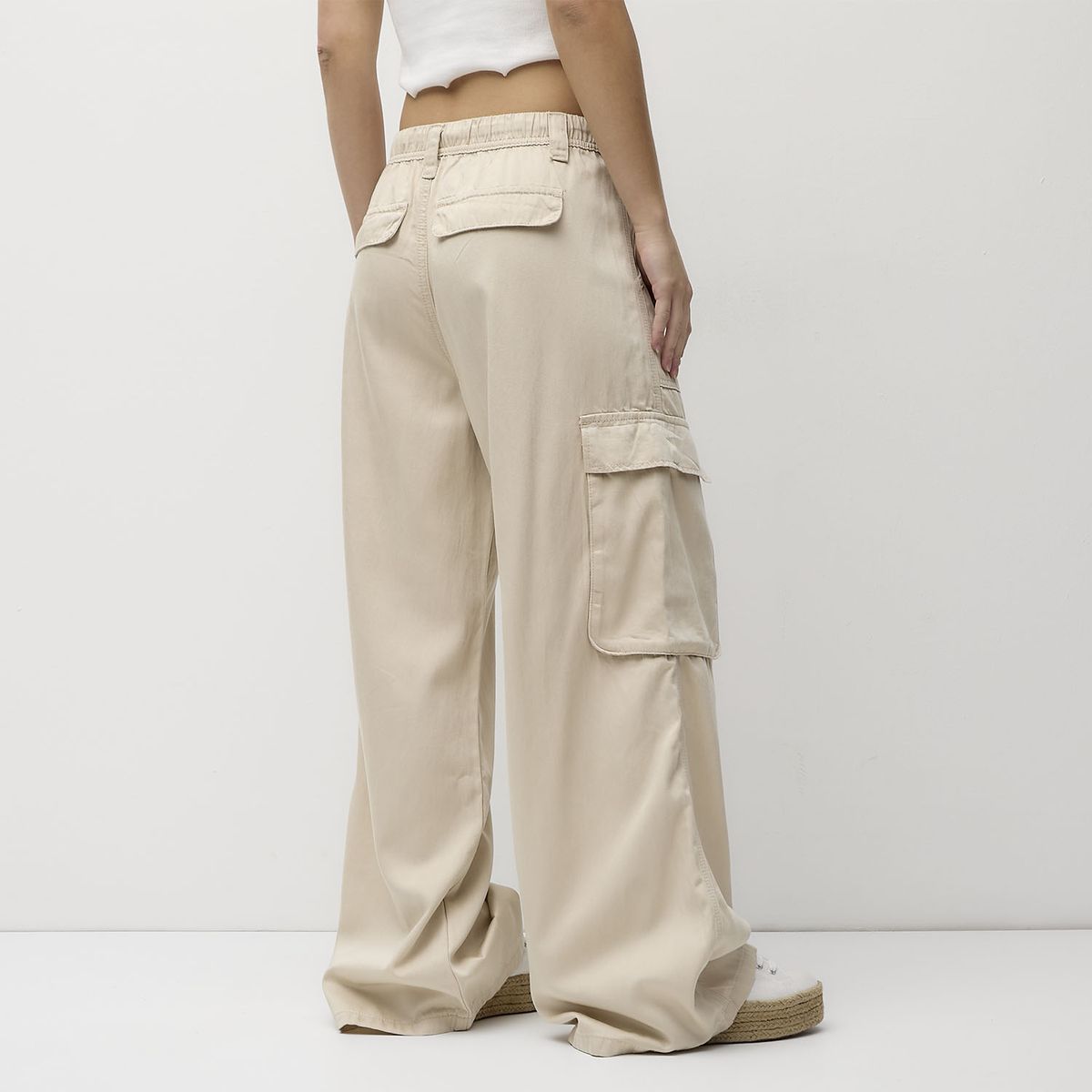 DOO AUSTRALIA - Jeans Cargo Tiro Medio Mujer Doo Australia