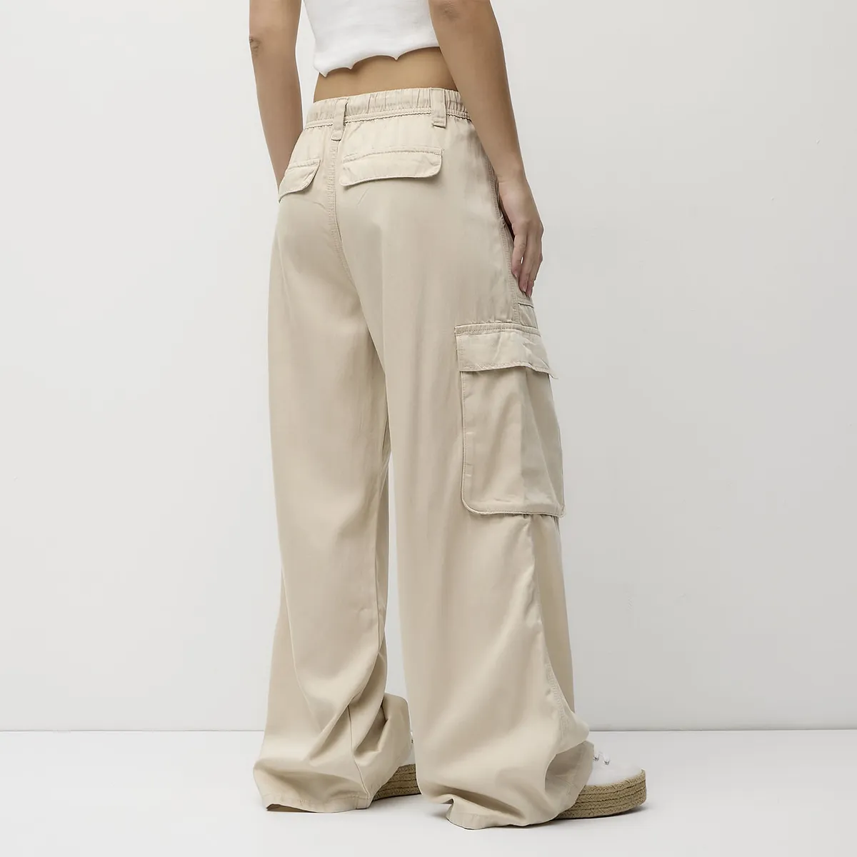 DOO AUSTRALIA - Jeans Cargo Tiro Medio Mujer Doo Australia