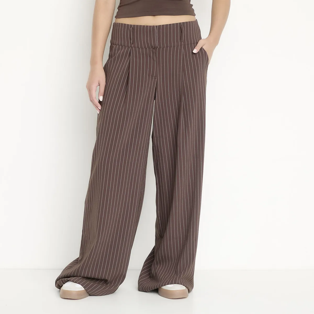 SYBILLA - Pantalón  Tiro Medio Mujer Sybilla