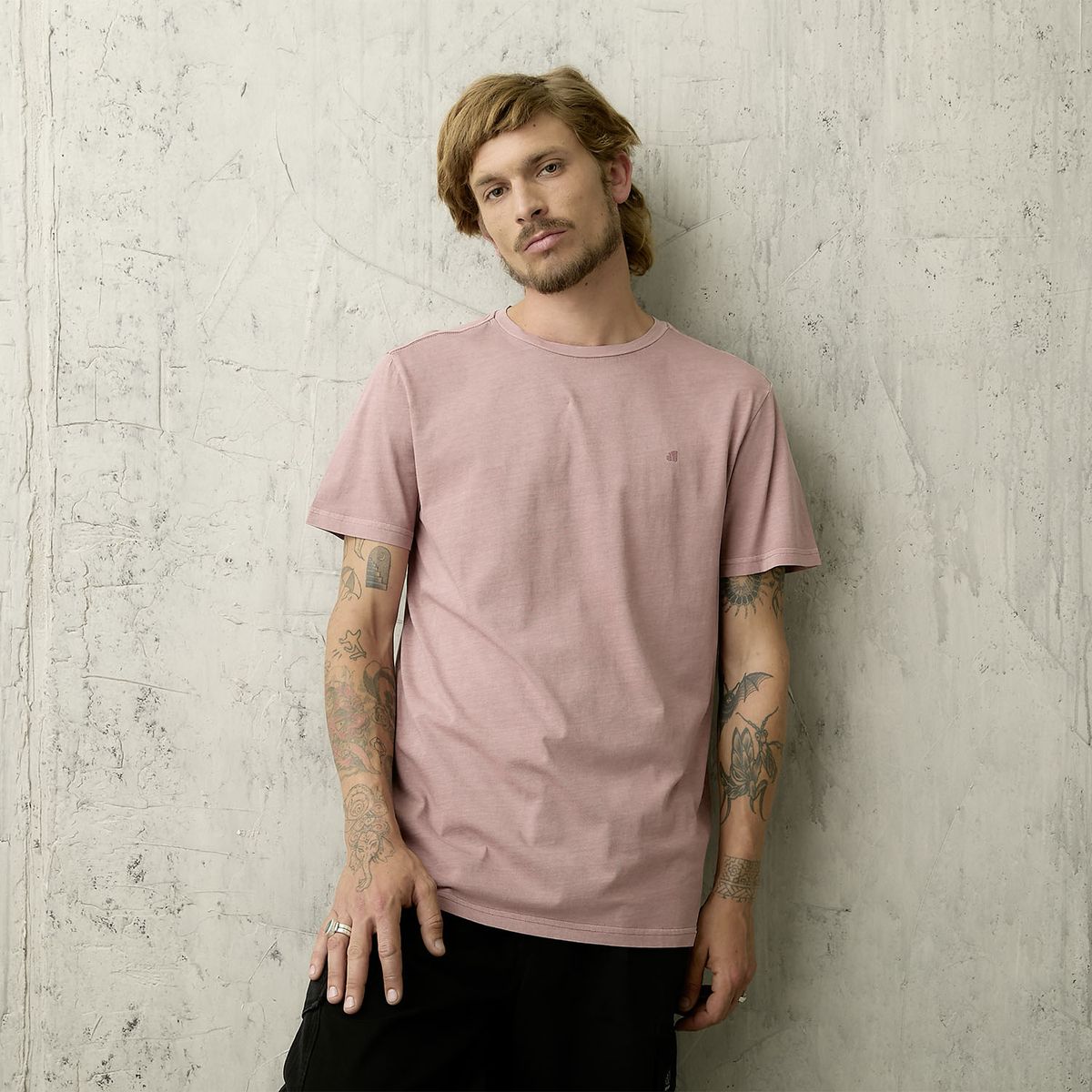 AMERICANINO - Polera Manga Corta Algodón Hombre Estilo Casual Americanino