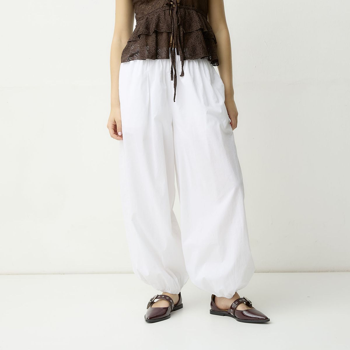 SYBILLA - Pantalón Balloon Mujer Sybilla