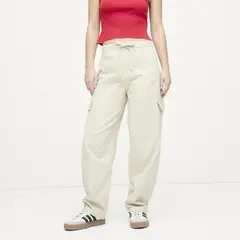 SYBILLA - Pantalón Balloon Cargo Tiro Medio Mujer