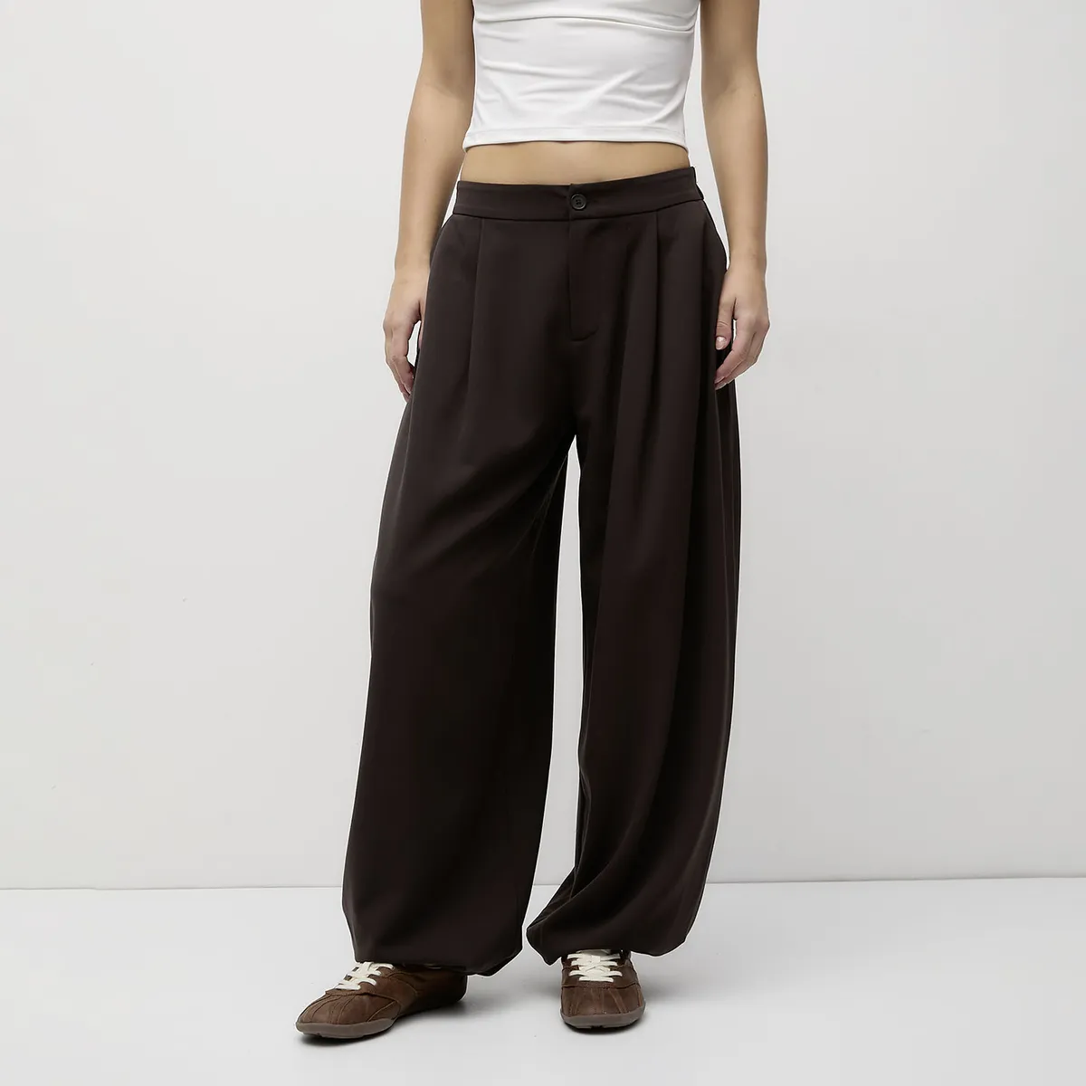 SYBILLA - Pantalón Sastrero Balloon Mujer Sybilla