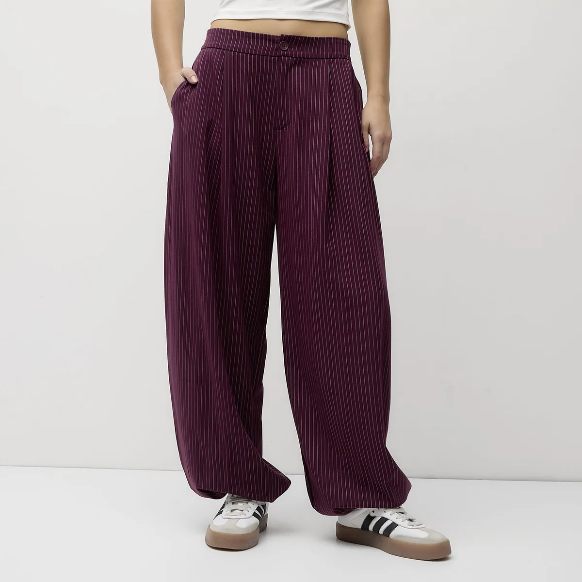 SYBILLA - Pantalón Sastrero Balloon Mujer Sybilla