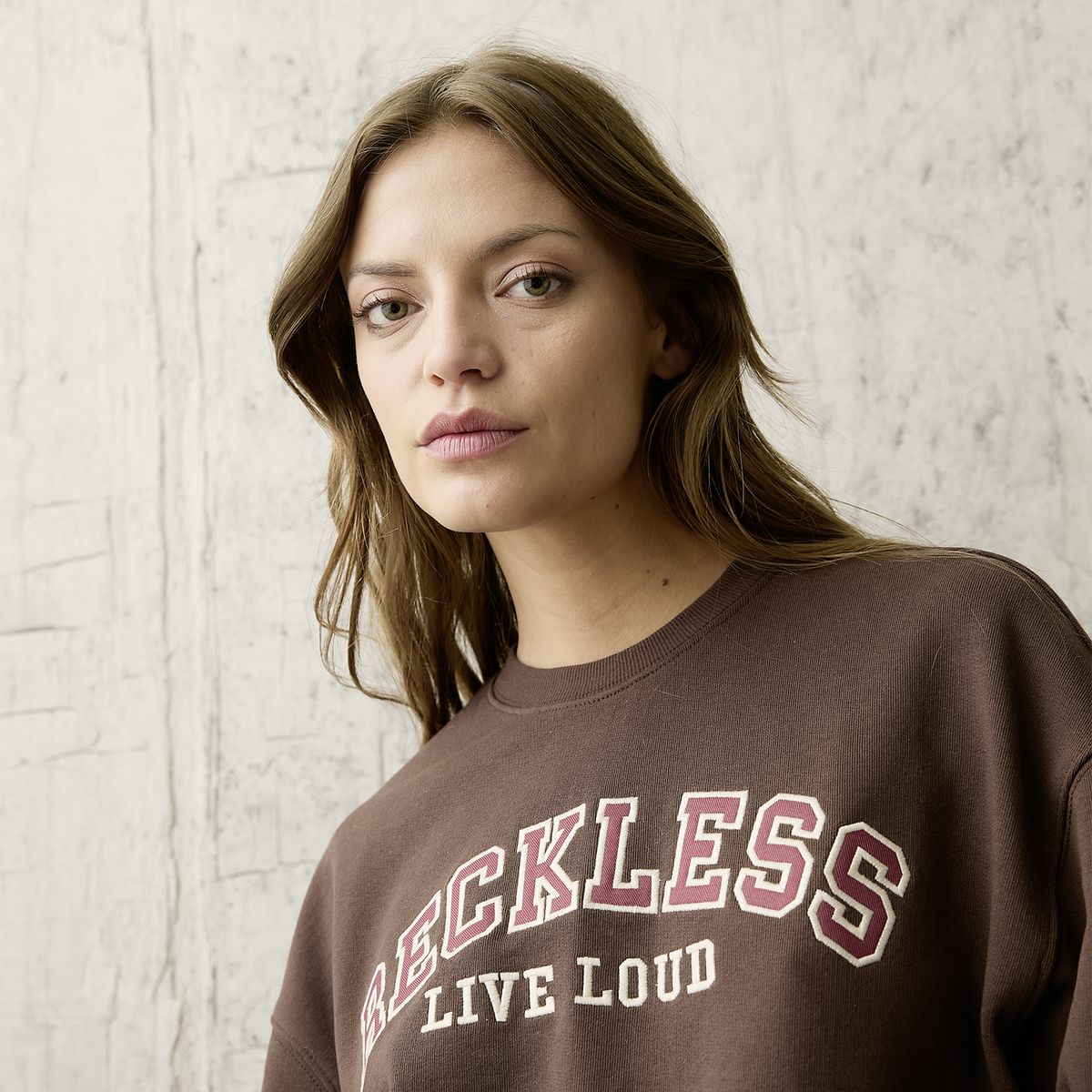 AMERICANINO - Polerón Efecto Pelo Mujer Americanino