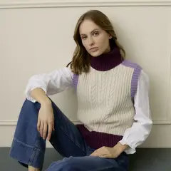 BASEMENT - Sweater Cuello Desmontable Mujer