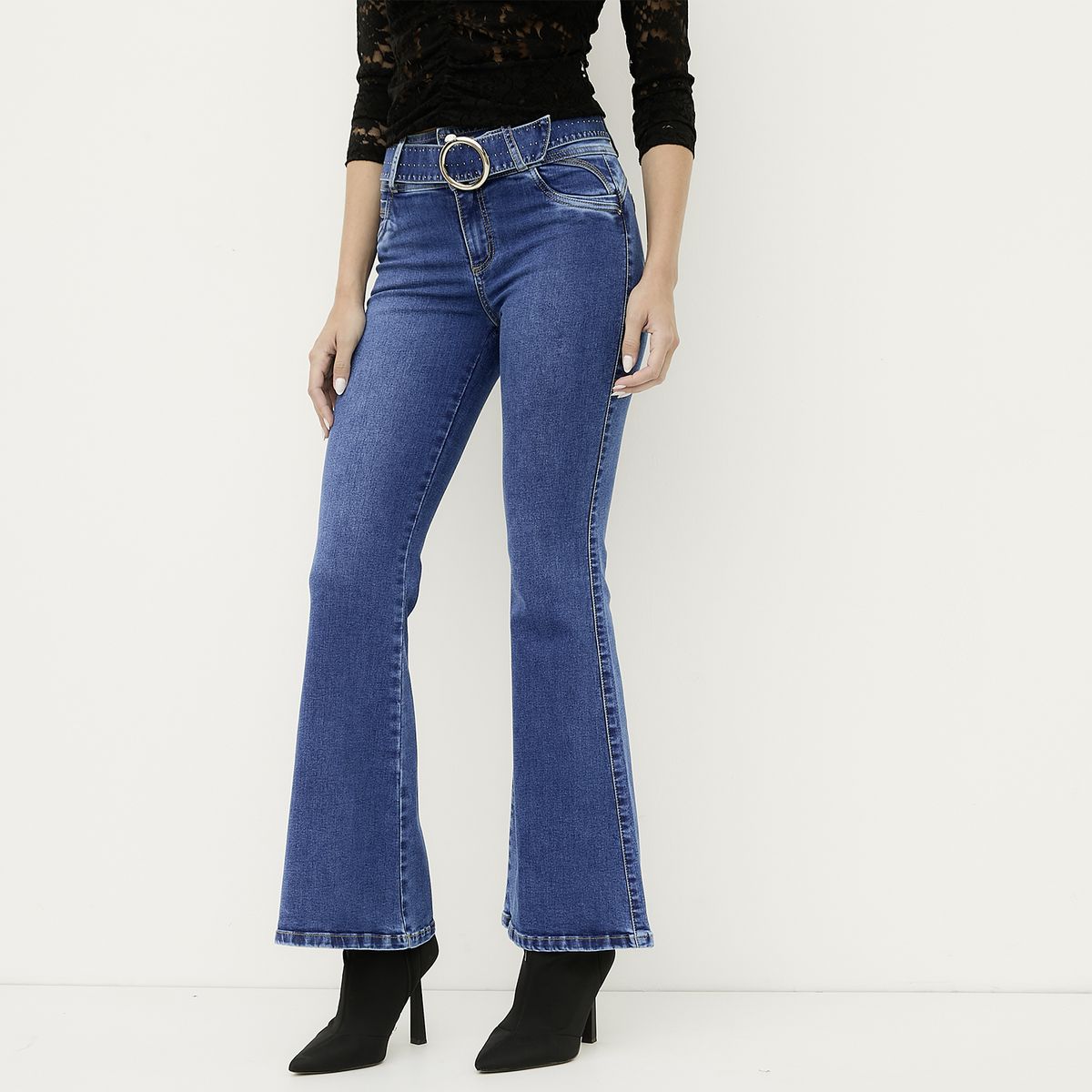 MOSSIMO - Jeans Flare Mujer Mossimo