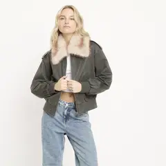 SYBILLA - Chaquetas Efecto Pelo Mujer