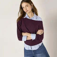 SYBILLA - Sweater Off Shoulder Mujer