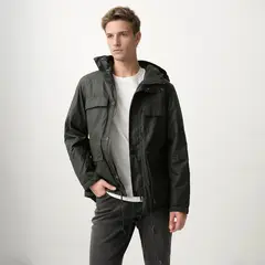 WOLF&HANK - Chaqueta Enceradaa Hombre
