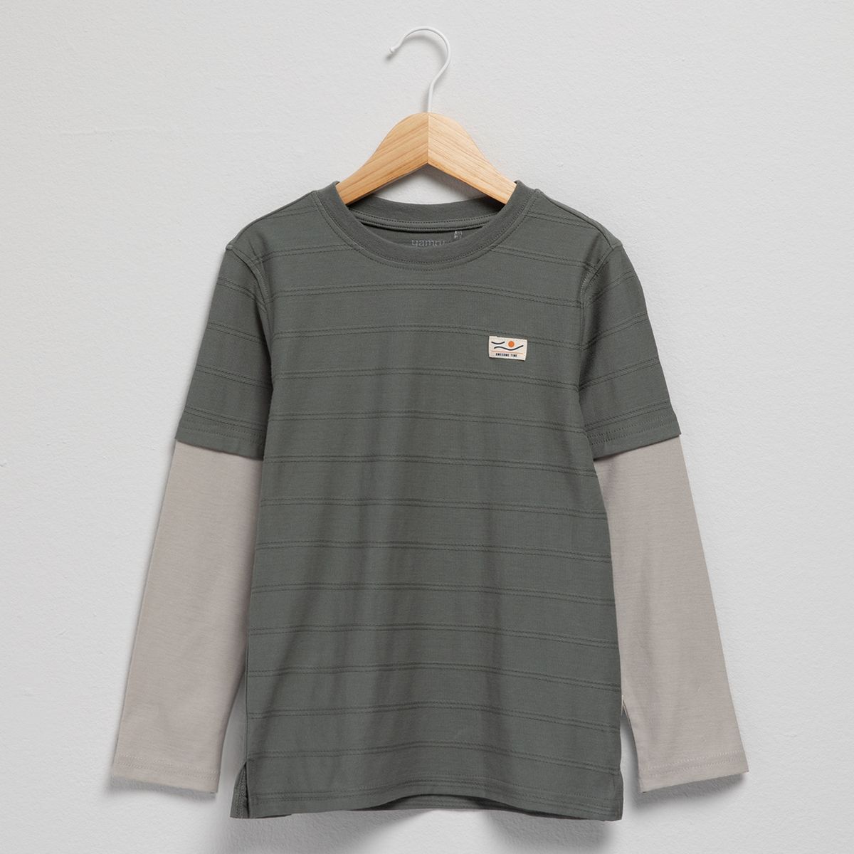 YAMP - Polera Niño Manga Larga Algodón Yamp