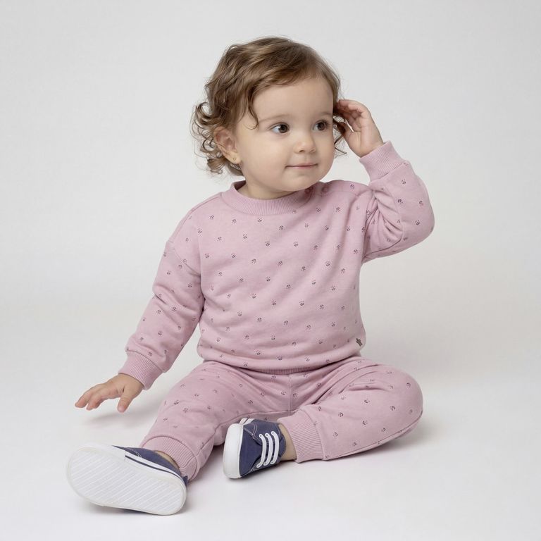 Polerón Bebé Niña Algodón
