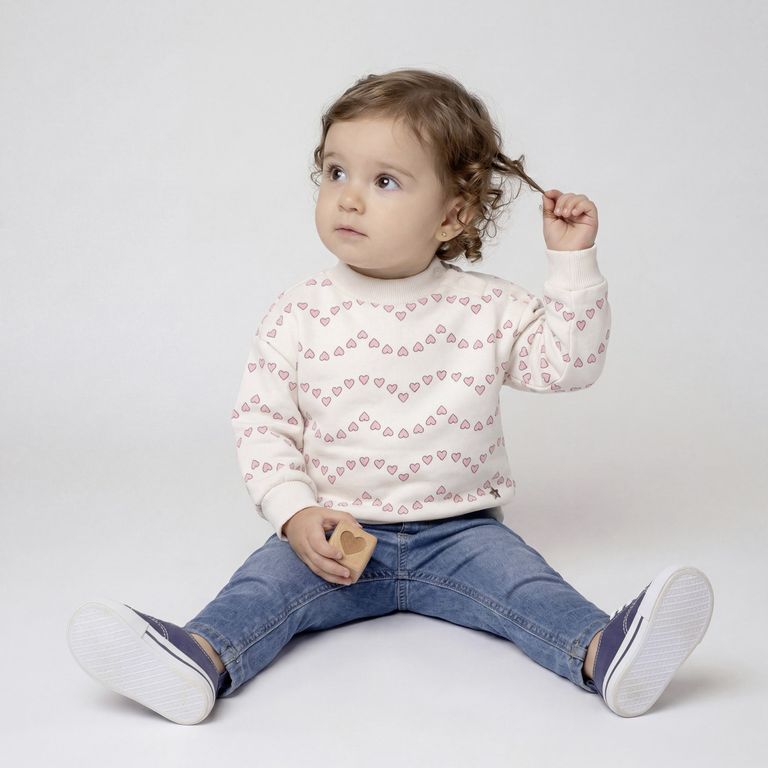 Polerón Bebé Niña Algodón