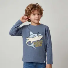 YAMP - Polera Niño Manga Larga Algodón