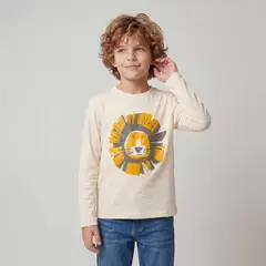 YAMP - Polera Niño Manga Larga Algodón