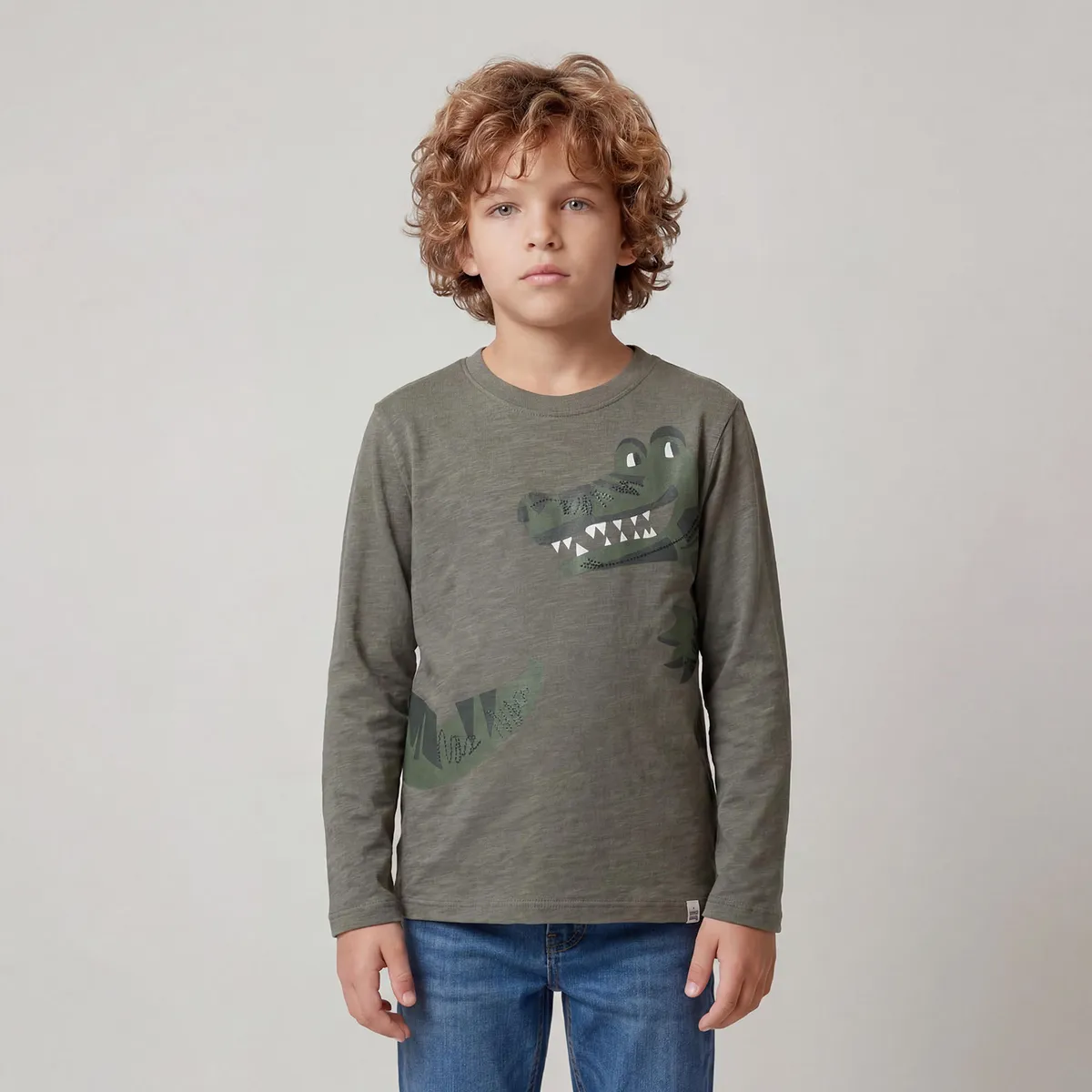 YAMP - Polera Niño Manga Larga Algodón Yamp