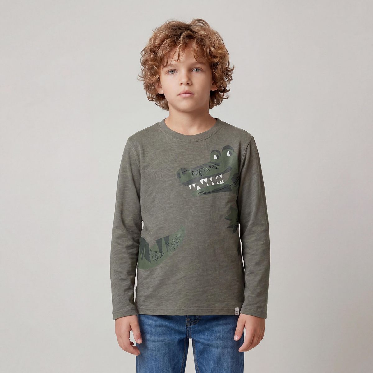 YAMP - Polera Niño Manga Larga Algodón Yamp