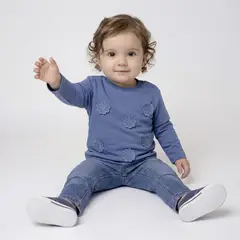 YAMP - Polera Bebé Niña Algodón