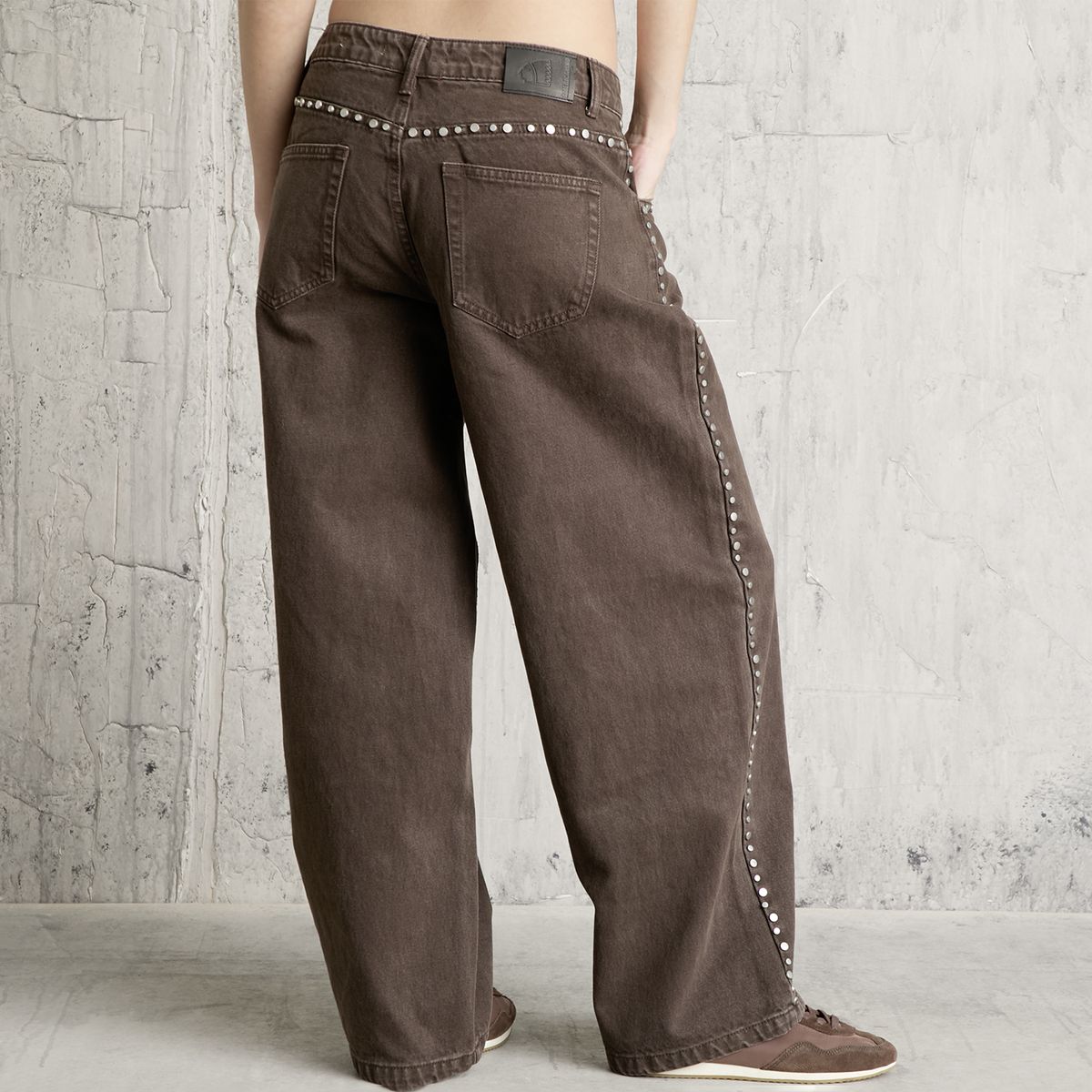 AMERICANINO - Jeans Ballon Tiro Bajo Mujer Americanino
