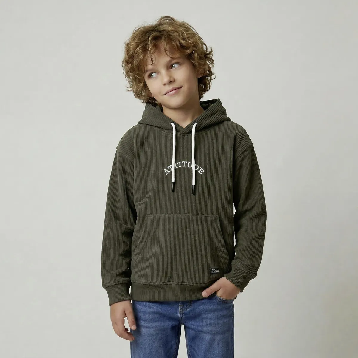 YAMP - Polerón Niño Cotelé Interior Polar Yamp