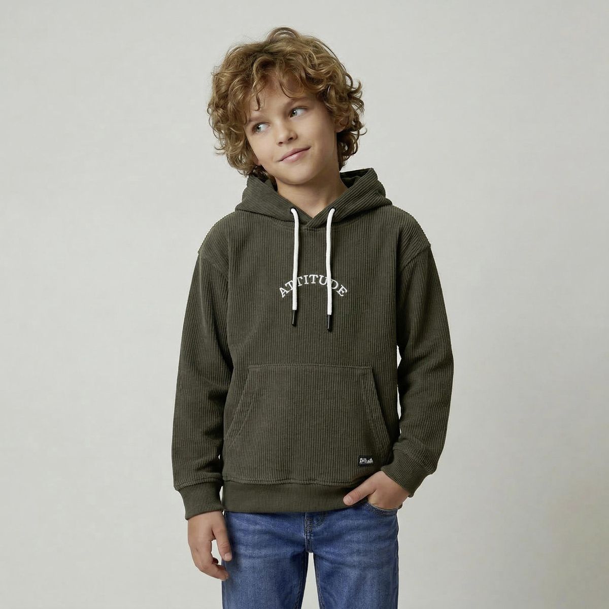 YAMP - Polerón Niño Cotelé Interior Polar Yamp