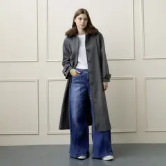 BASEMENT - Chaqueta Cuello Pelo Mujer