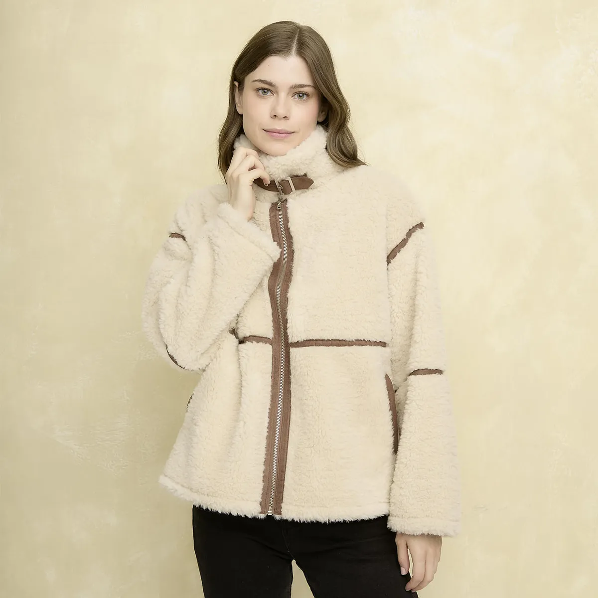 UNIVERSITY CLUB - Chaqueta Borrego Mujer University Club