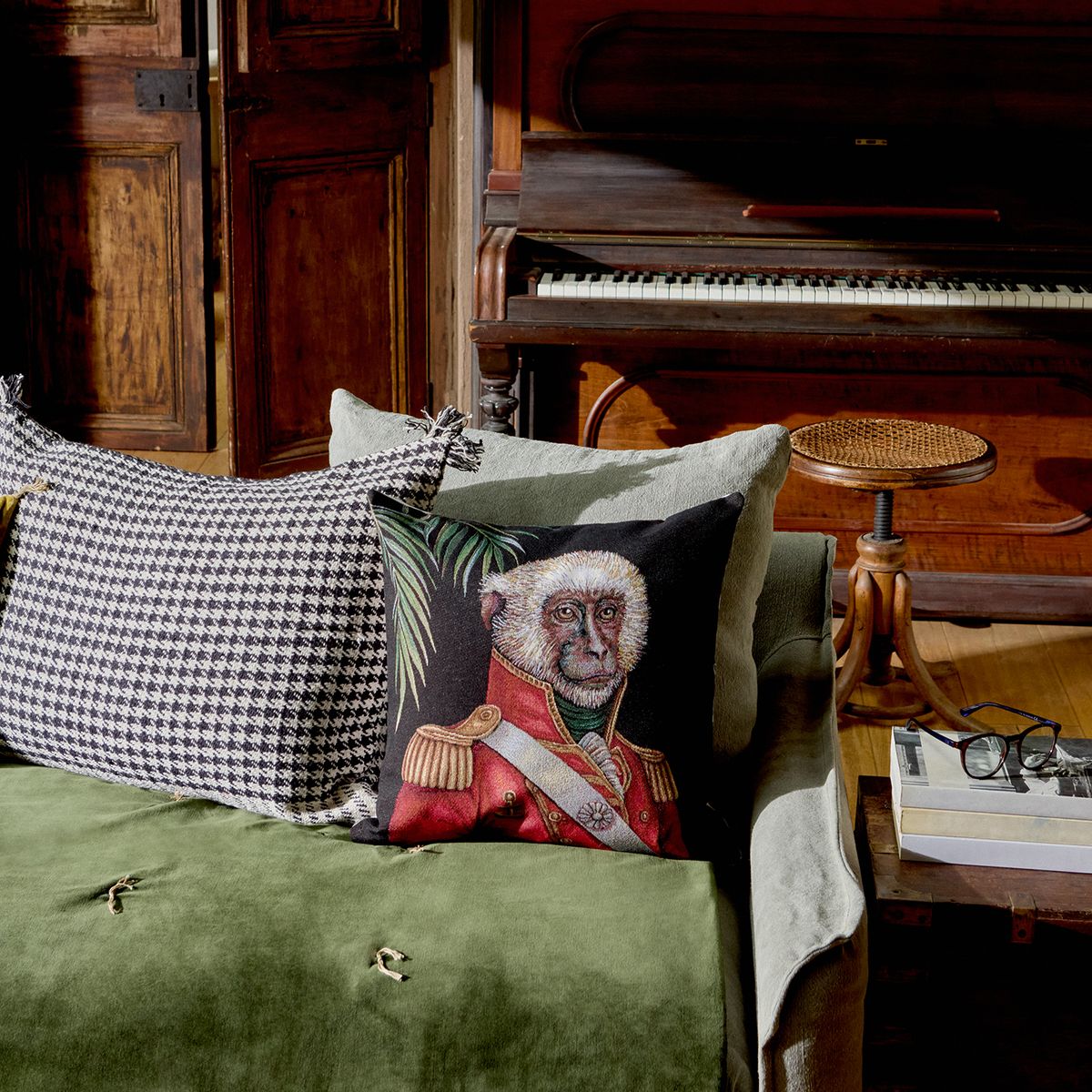 BASEMENT HOME - Cojín Eclectic Monkey 55X55 Cm Basement Home