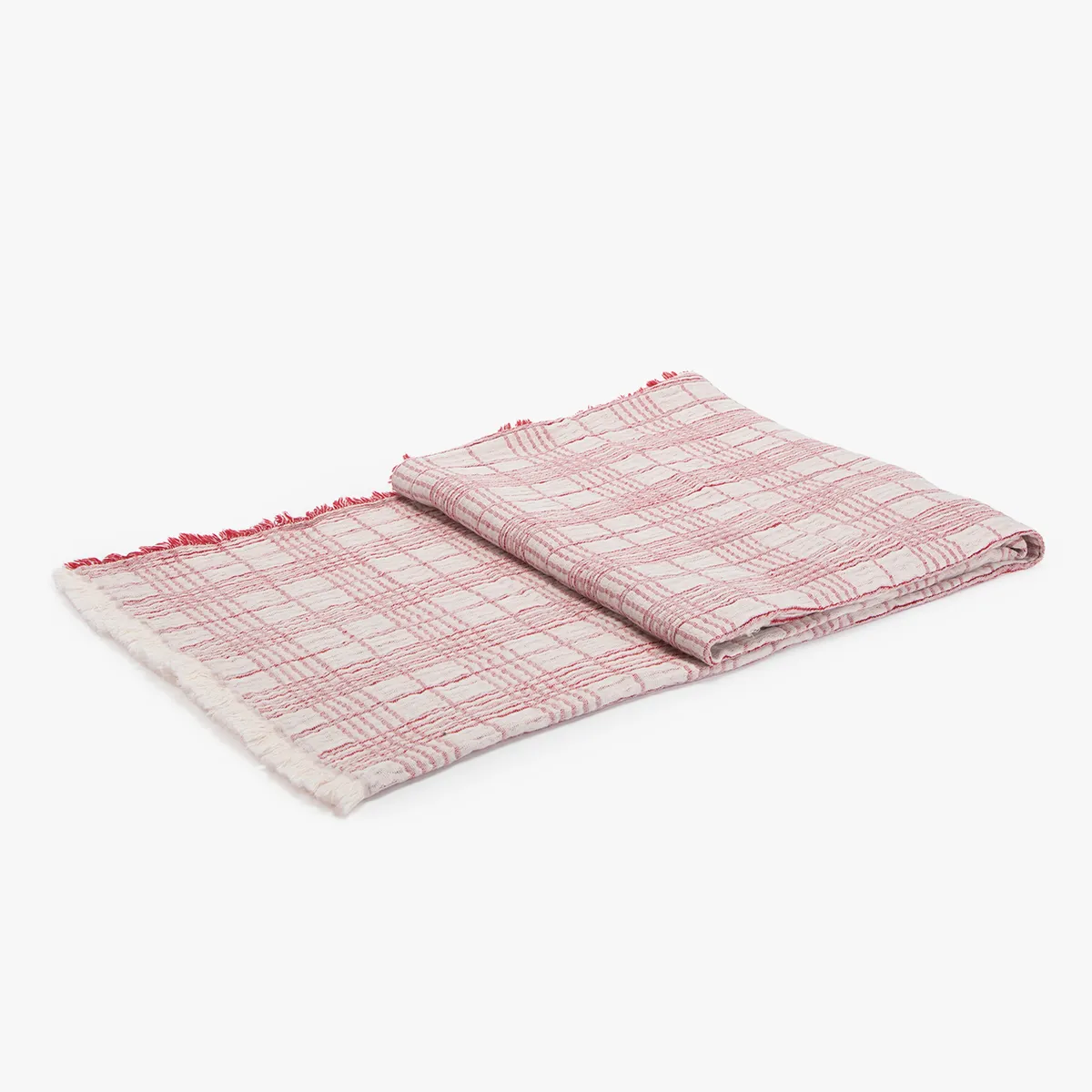 BASEMENT HOME - Manta Tartan Amarena 100% Algodón 130x180 Cm Basement Home