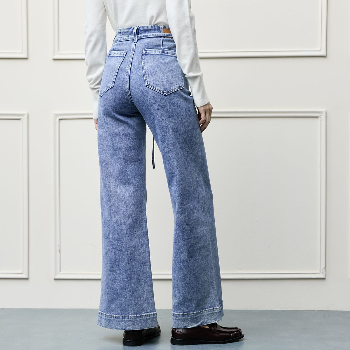 BASEMENT - Jeans Tiro Alto Mujer Basement