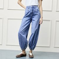 Jeans Wide Leg Tiro Alto Mujer