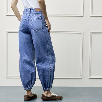 Imagen 2 del producto Jeans Wide Leg Tiro Alto Mujer