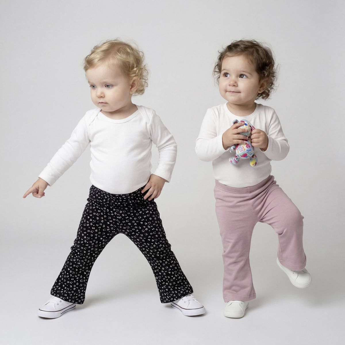 YAMP - Pack De 2 Calzas Bebé Niña Flare Yamp