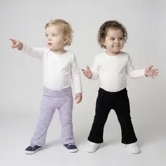 YAMP - Pack De 2 Calzas Bebé Niña Flare