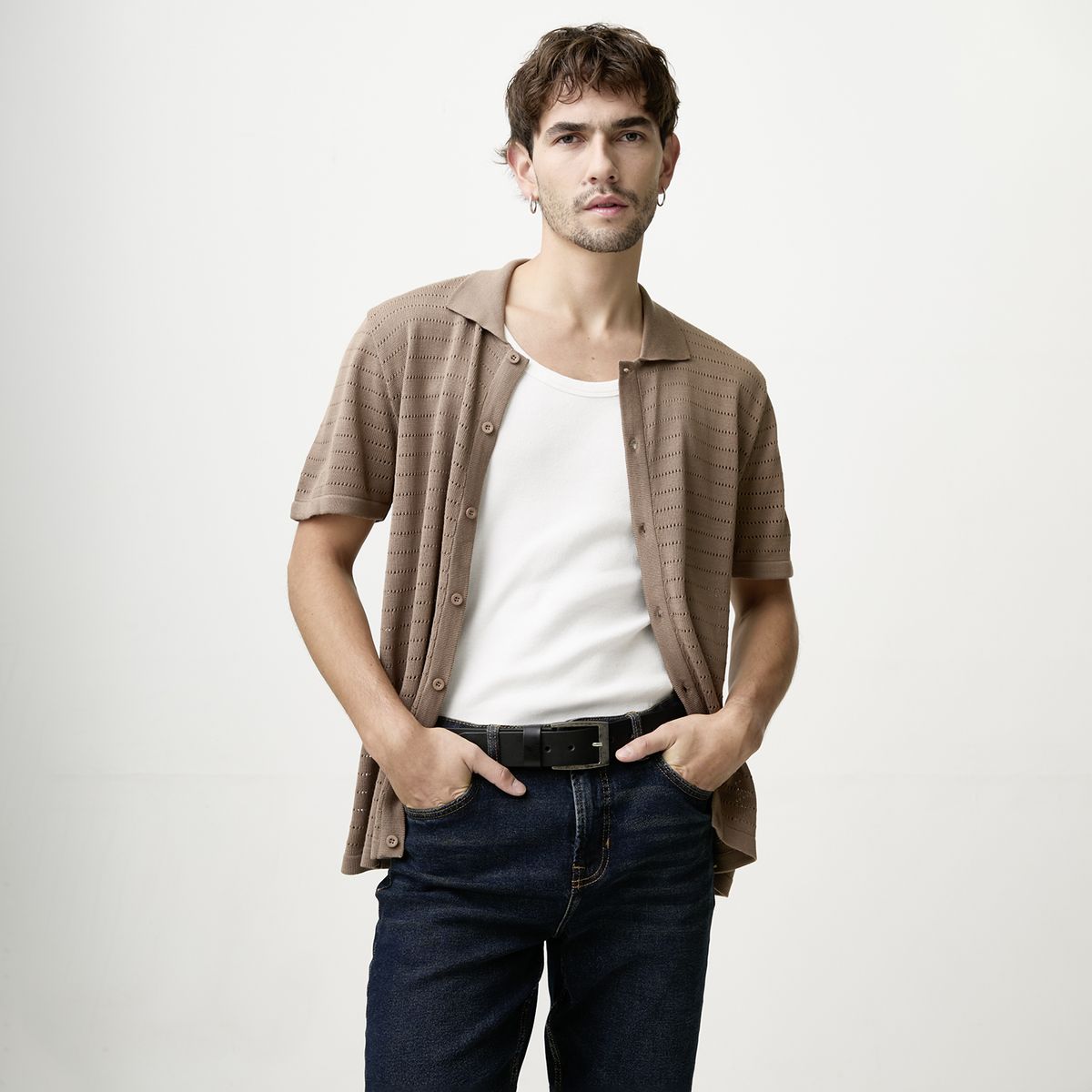 BASEMENT - Camisa Hombre Basement