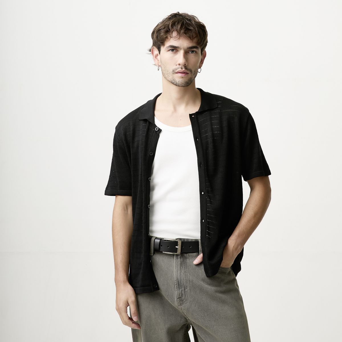 BASEMENT - Camisa Hombre Basement