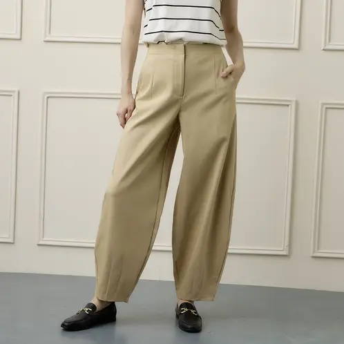 BASEMENT - Pantalón Balloon Trio Alto Mujer