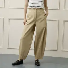 BASEMENT - Pantalón Balloon Tiro Alto Mujer