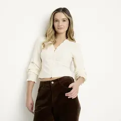 SYBILLA - Blusa Algodón Mujer