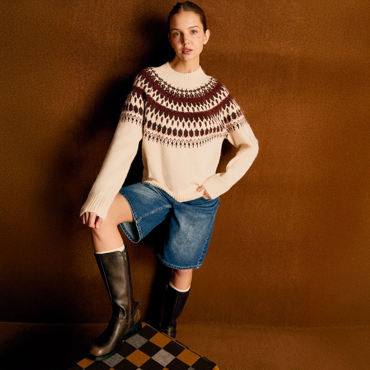 SYBILLA - Sweater Jacquard Mujer Sybilla