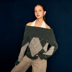 SYBILLA - Sweater Jacquard Mujer