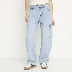 SYBILLA - Jeans Balloon Cargo Mujer