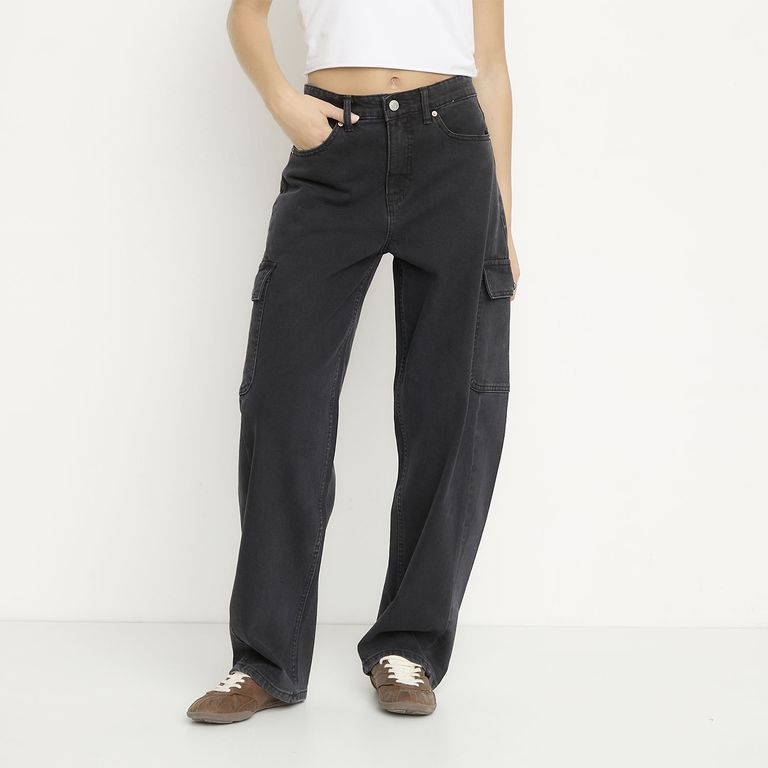 Jeans Balloon Cargo Mujer