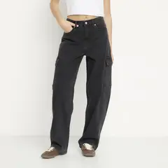 SYBILLA - Jeans Balloon Cargo Mujer