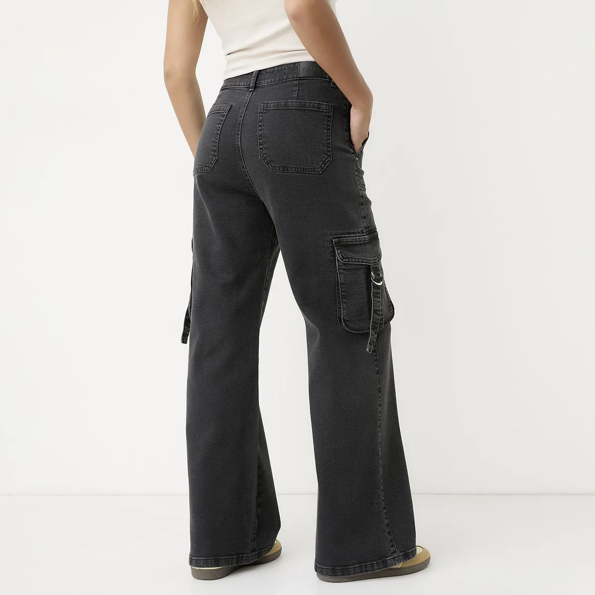 SYBILLA - Jeans Cargo Mujer Sybilla