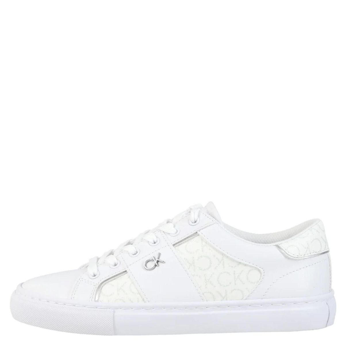 CALVIN KLEIN - Zapatilla Urbana Mujer Cuero Blanco Calvin Klein