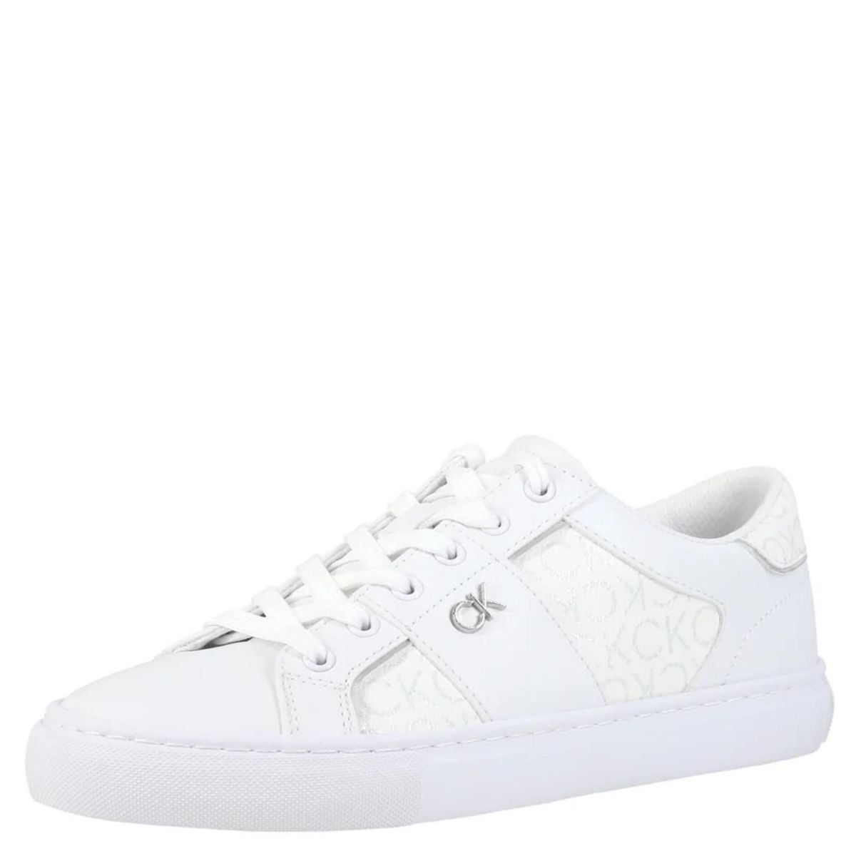 CALVIN KLEIN - Zapatilla Urbana Mujer Cuero Blanco Calvin Klein