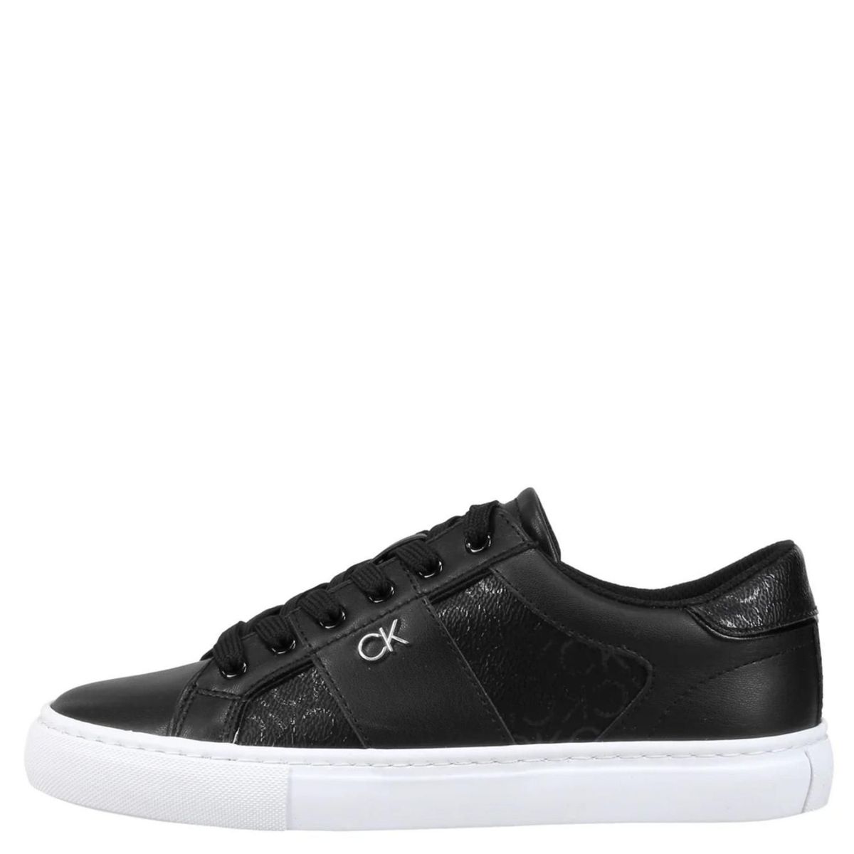CALVIN KLEIN - Zapatilla Urbana Mujer Cuero Negro Calvin Klein